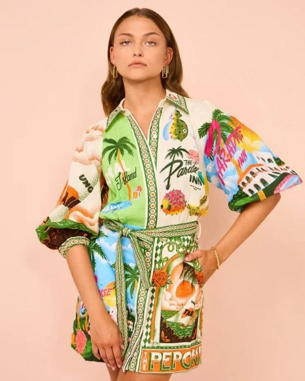 Komfortables Blusenkleid „Paradise Island“ für Sommertage